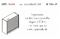 ESPOSITORI PER VETRINE E MOBILI : Cliccare per ingrandire la foto